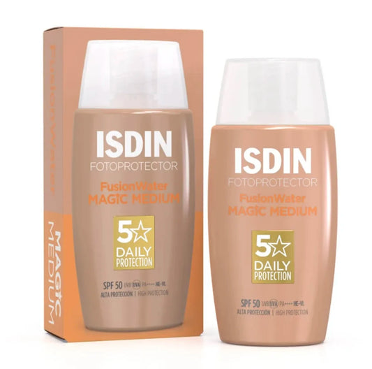 Fotoprotector ISDIN Fusion Water Color Medium SPF 50 – Textura ultraligera (50 ml)