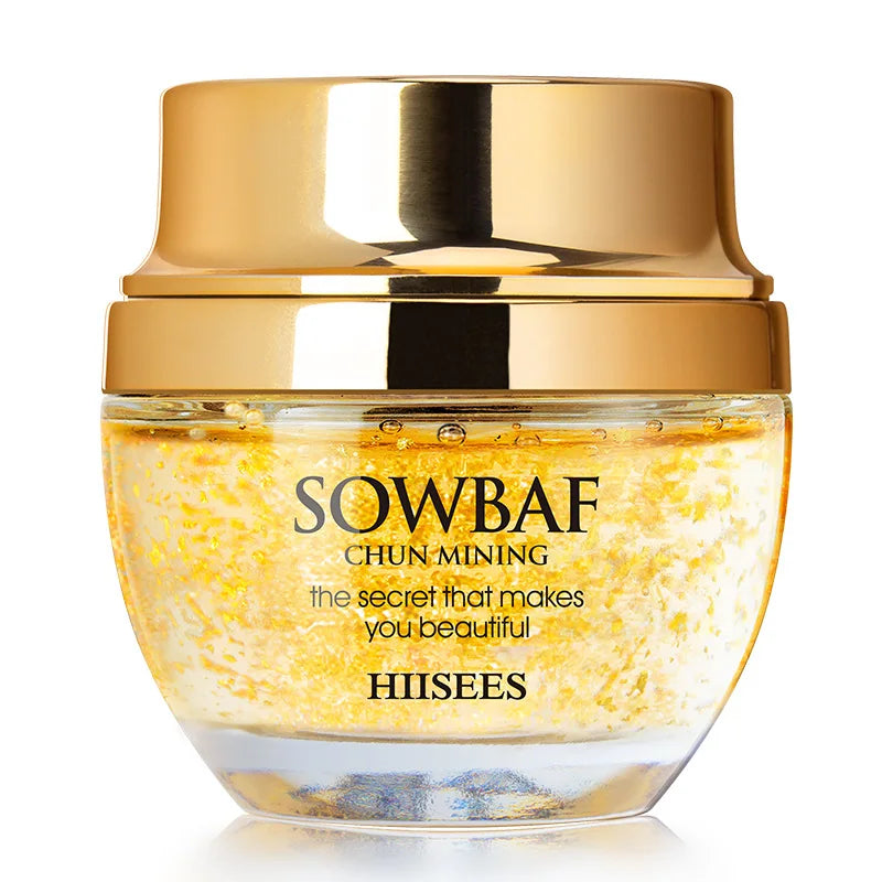 ✨ Crema Hidratante con Colágeno, Baba de Caracol y Oro 24K