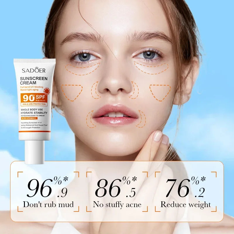 Protector Solar Facial SADOER SPF 90+