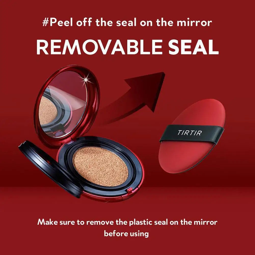 Base Compacta Cushion TIRTIR Original – Alta Cobertura Coreana
