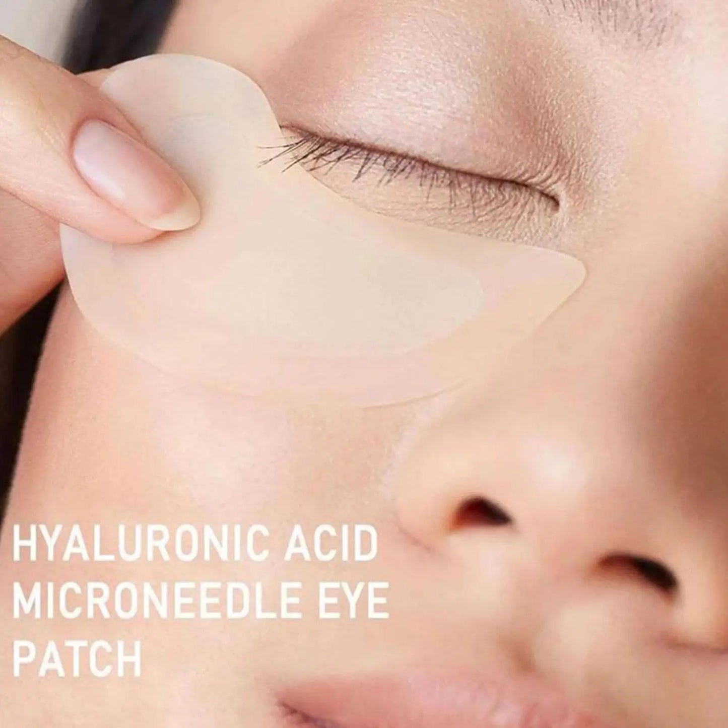 Parches con microagujas de ácido hialurónico – para arrugas, ojeras y líneas de expresión