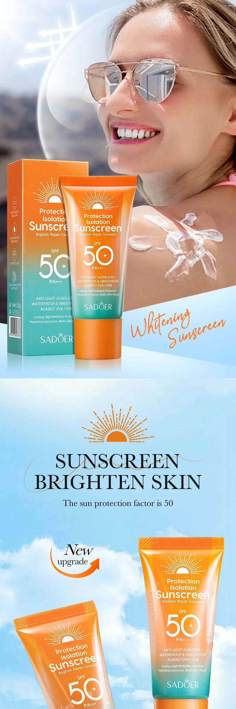 Protector Solar Facial SPF 50+