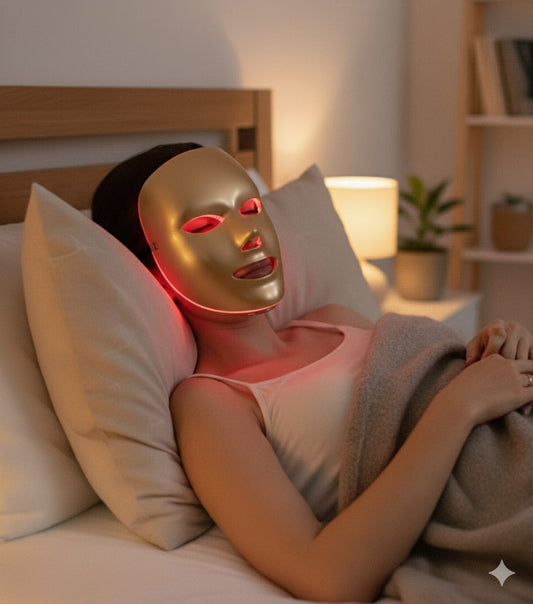 Mascarilla de Terapia Fotodinámica con Luz LED