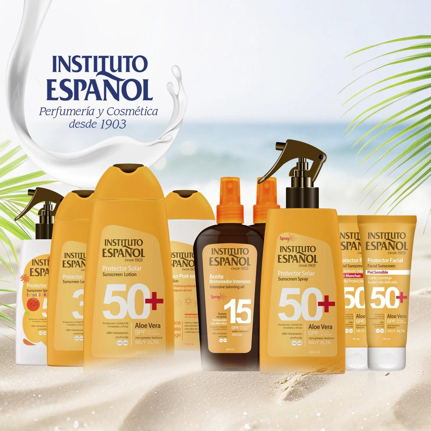 Protector Solar Aloe Vera SPF 30+ – Spanish Institute (100 ml, tamaño viaje)