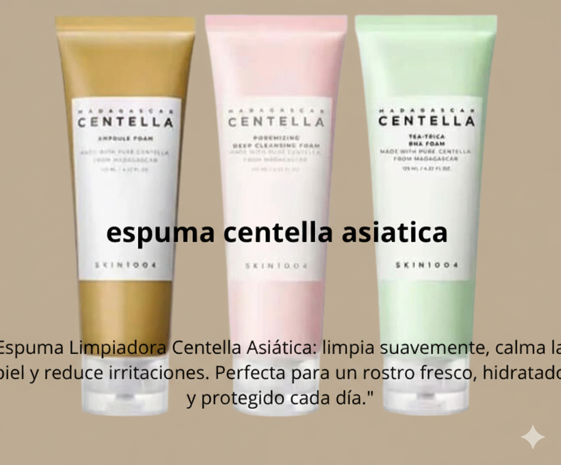 Espuma limpiadora de poros con Centella Asiática de Skin1004