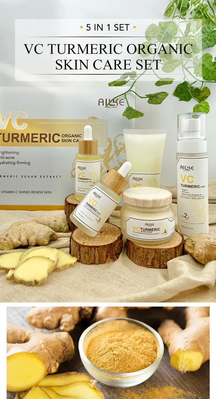 ✨ AILKE Turmeric Renew – Crema Facial Renovadora con Cúrcuma