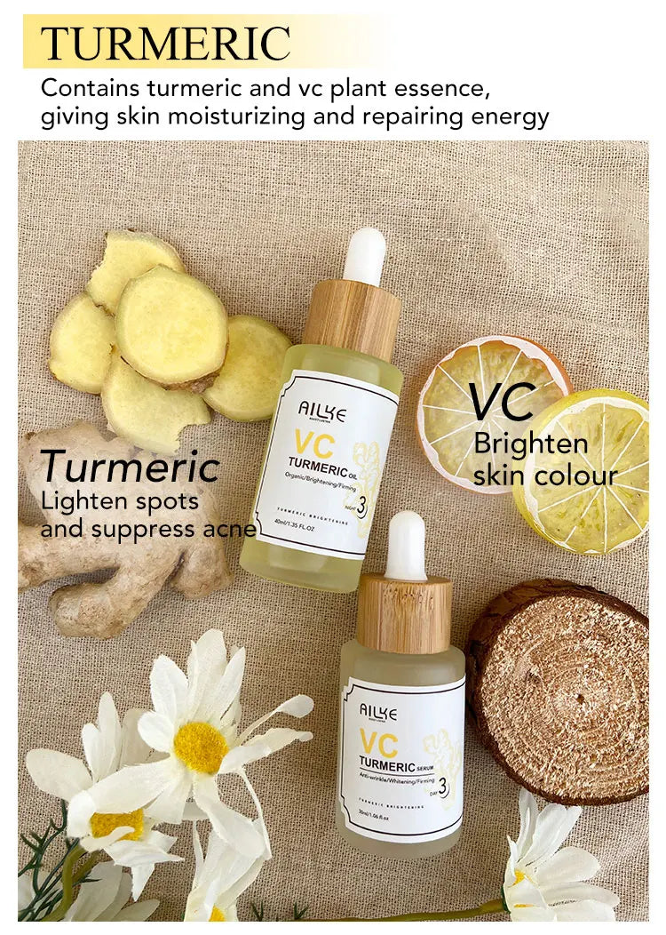 ✨ AILKE Turmeric Renew – Crema Facial Renovadora con Cúrcuma