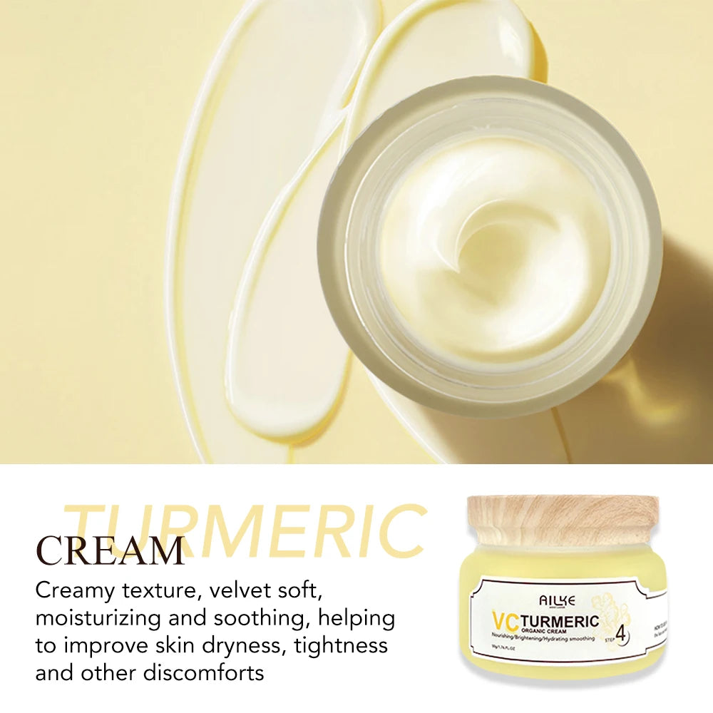 ✨ AILKE Turmeric Renew – Crema Facial Renovadora con Cúrcuma