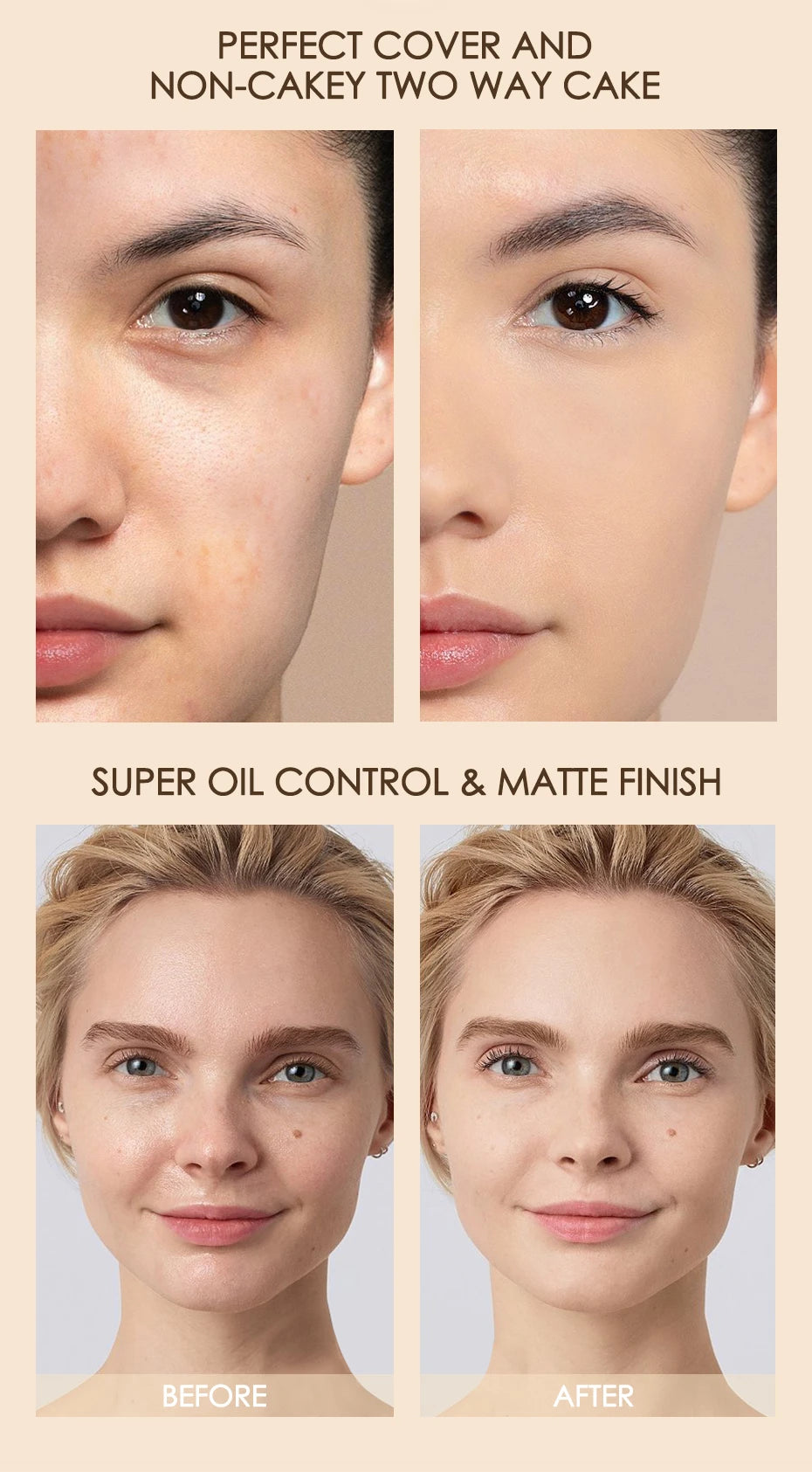 Polvo Compacto Mate Natural FOCALLURE