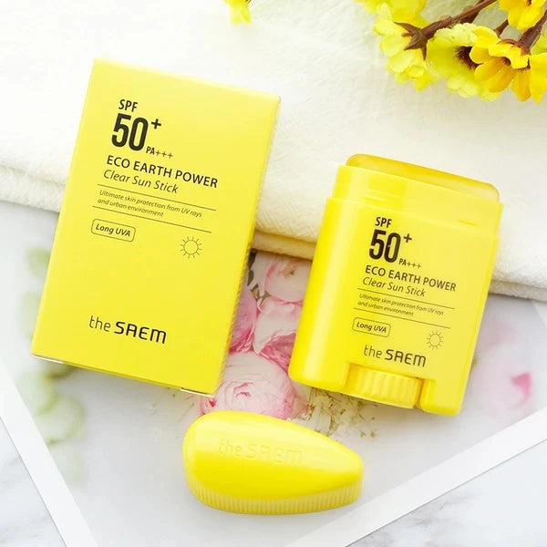 Stick Solar The Saem Eco Earth Power Clear SPF50+ PA+++ (16 g)