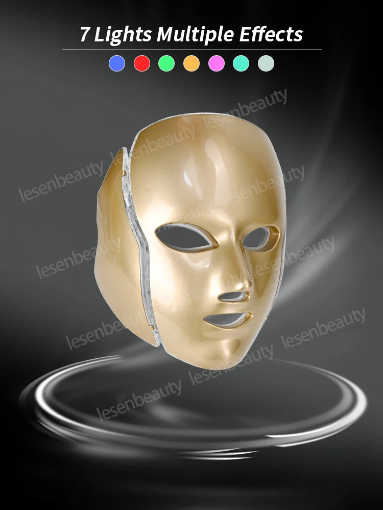 Mascarilla de Terapia Fotodinámica con Luz LED