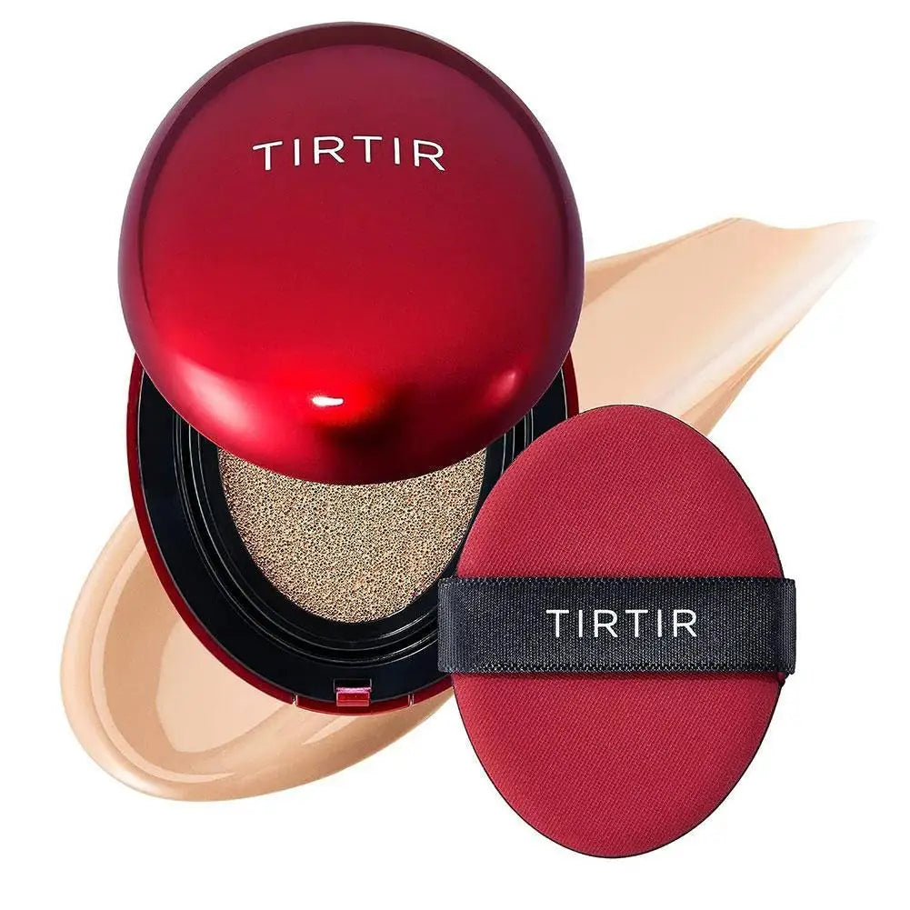 Base Compacta Cushion TIRTIR Original – Alta Cobertura Coreana