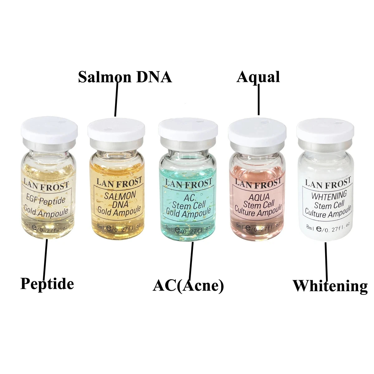 Ampolla EGF Peptide Gold – Con Péptidos y Oro 99,9%