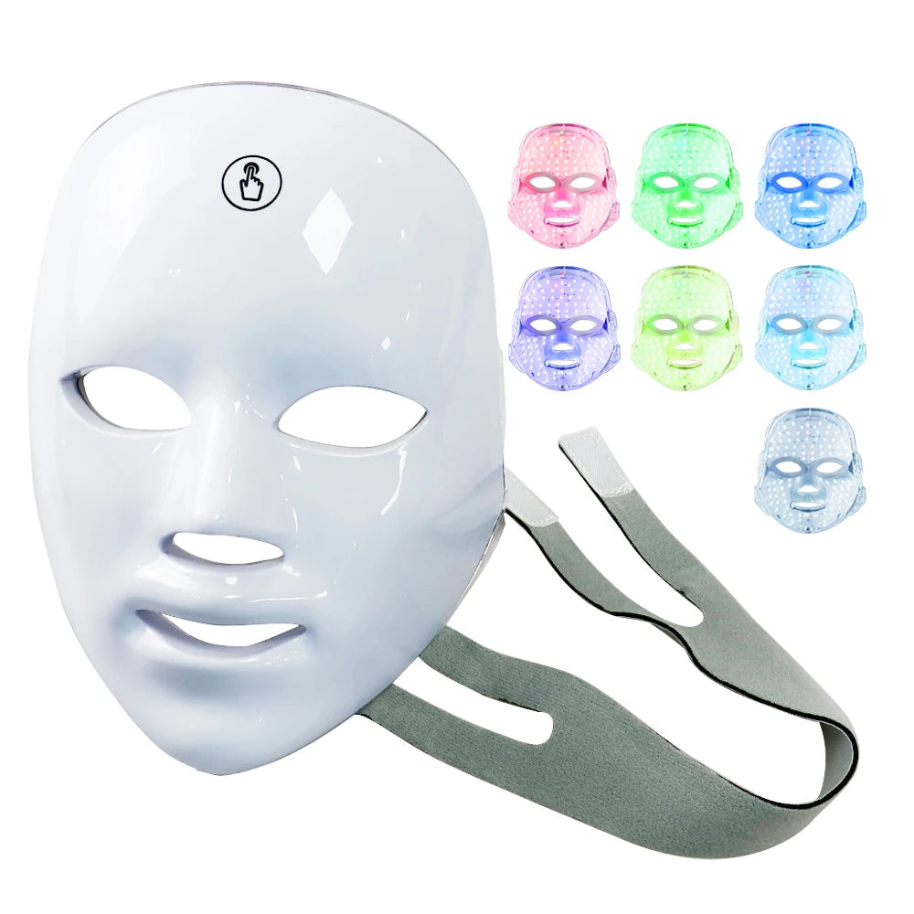 Mascarilla Facial LED con Terapia de Fotones – Cuidado Avanzado para la Piel