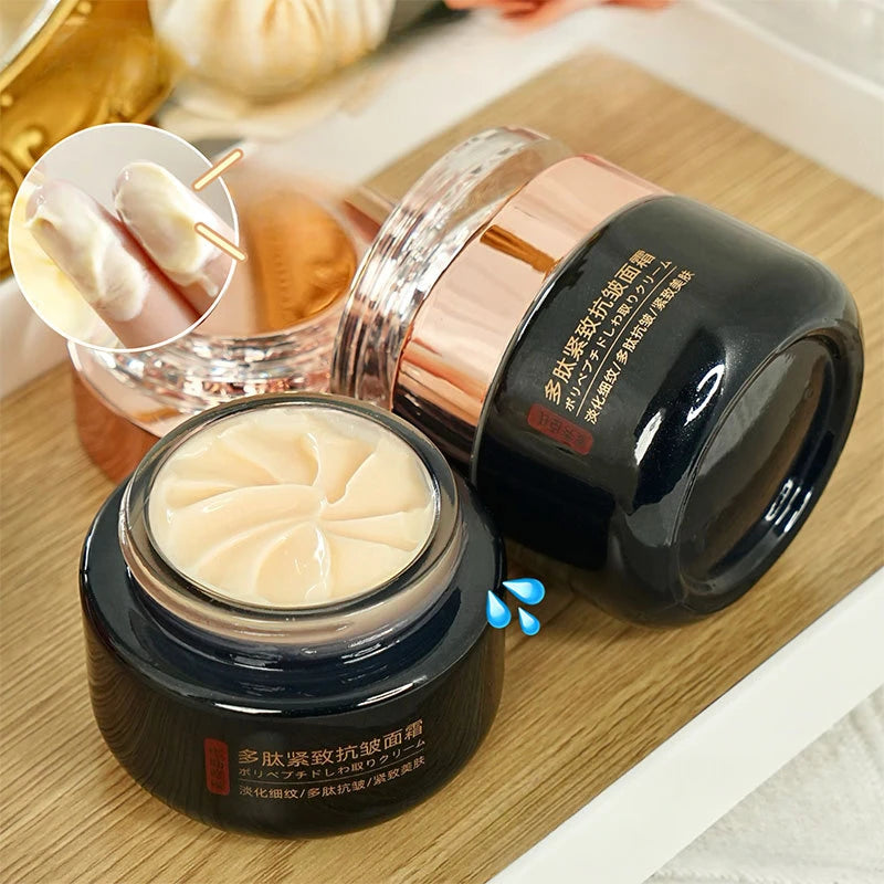 Crema Facial Antiarrugas con Polipéptidos