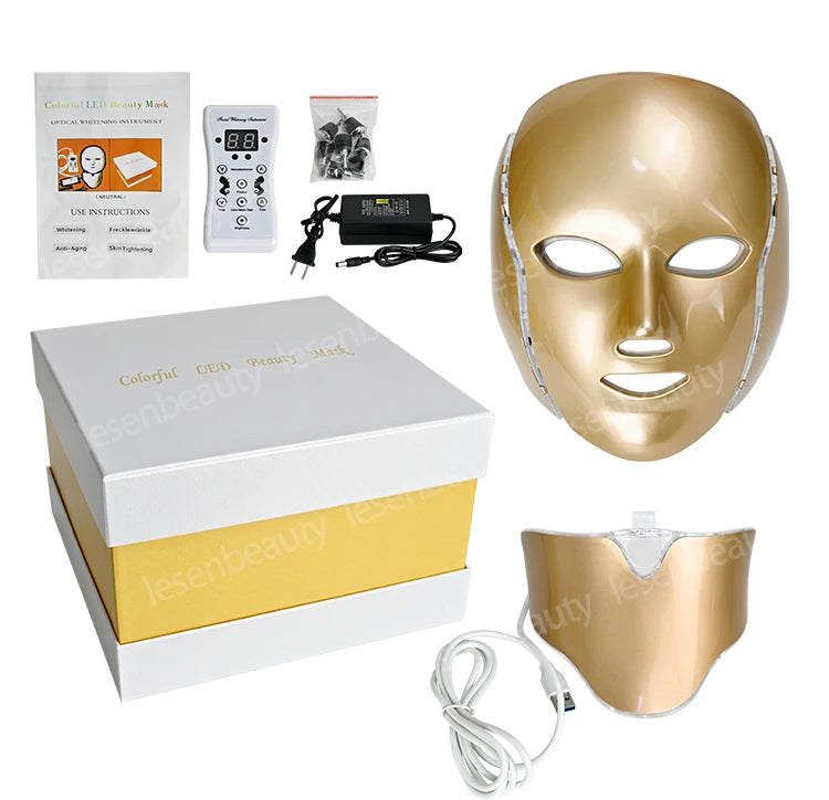 Mascarilla de Terapia Fotodinámica con Luz LED