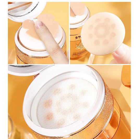 Base Air Cushion BB Cream con Polvo Mariposa – Resistente al Agua