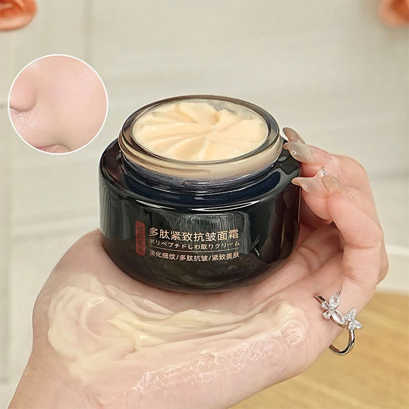 Crema Facial Antiarrugas con Polipéptidos