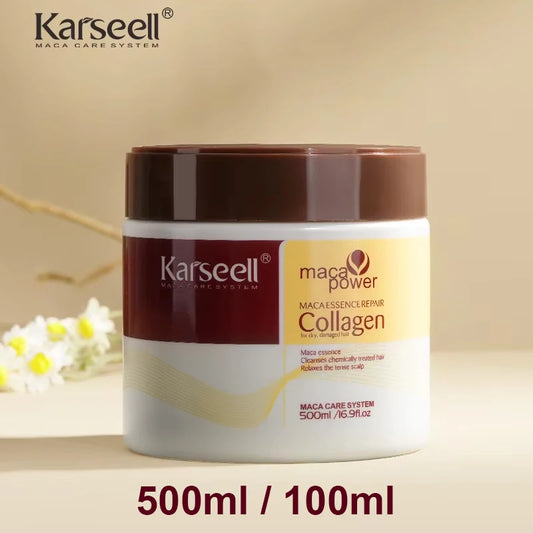 Mascarilla Capilar de Colágeno Karseell – Tratamiento Profundo con Aceite de Argán