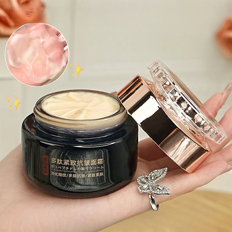Crema Facial Antiarrugas con Polipéptidos